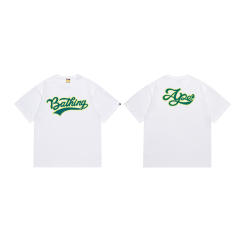 Bape Front and back two-color monogrammed Tee 2 colors