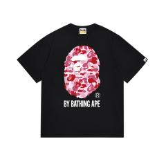 Bape Classic ABC Camouflage Ape Big Head Letter Print Tee 6 colors