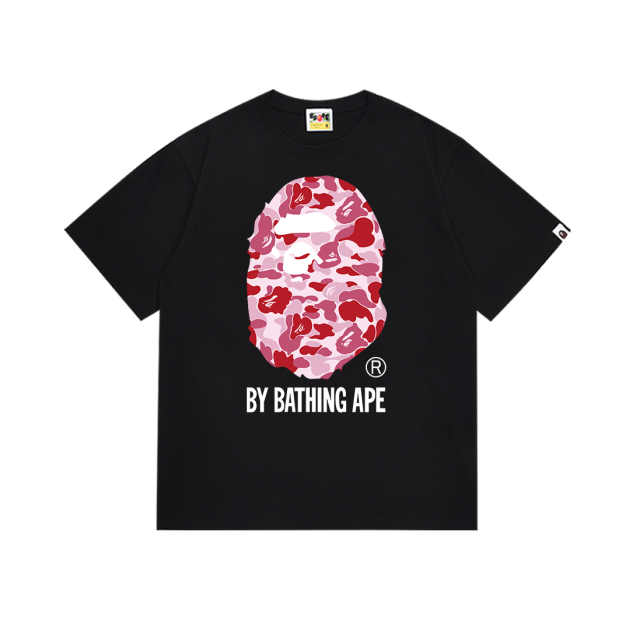 Bape Classic ABC Camouflage Ape Big Head Letter Print Tee 6 colors