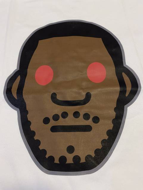 Bape Co-branded cartoon character print Tee 2 colors