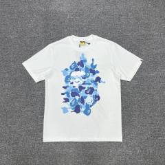 1:1 Quality Bape Reinvented Camouflage Ape Big Head Print Tee 6 colors