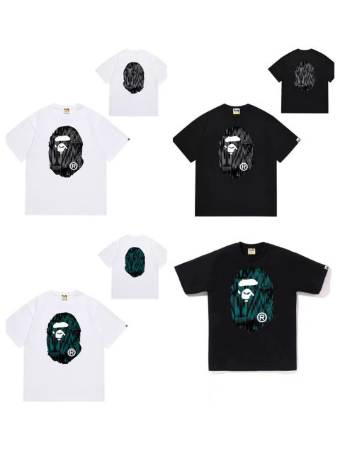 Bape Racing Speed Fuzzy Ape Head Tee 4 colors