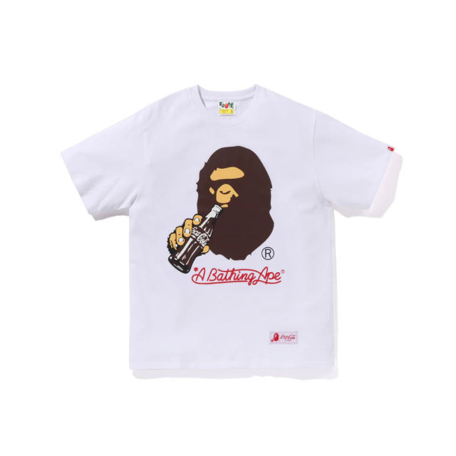 Bape Man Drinking Coke Print tee 3 Colors