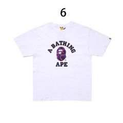 Bape Camouflage Little Ape Head Text Print Short Sleeve