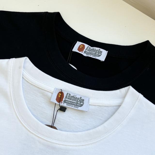 Bape Ape letters loafers pattern short-sleeved T-shirt