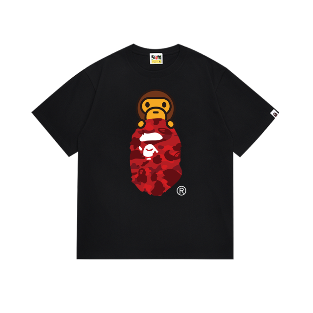 Bape Camouflage Monkey Ape Head Pattern Tee 8 colors