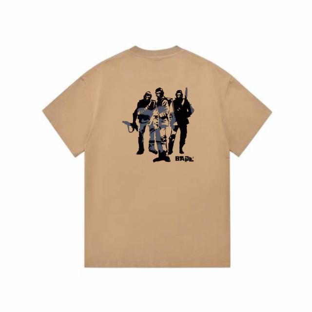Bape Ape Army Letter Print Tee 2 colors