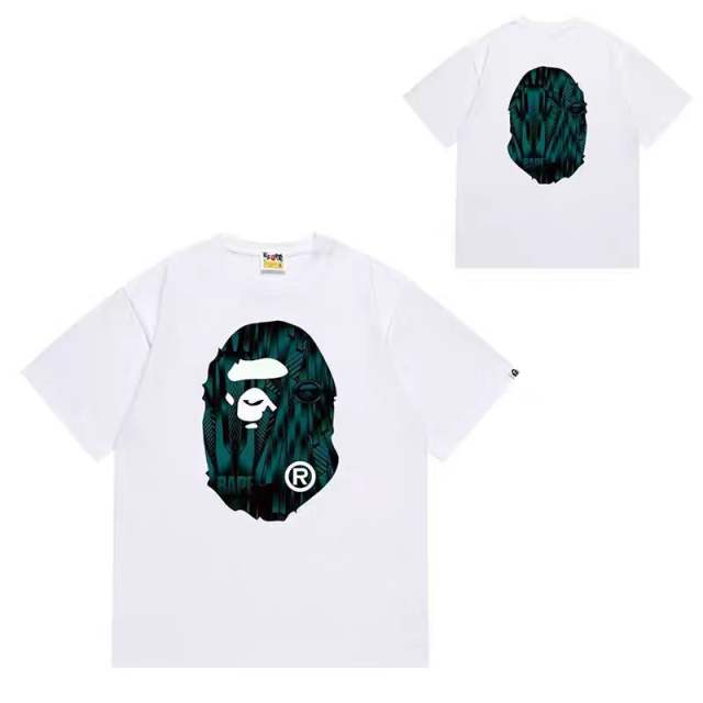 Bape Racing Speed Fuzzy Ape Head Tee 4 colors