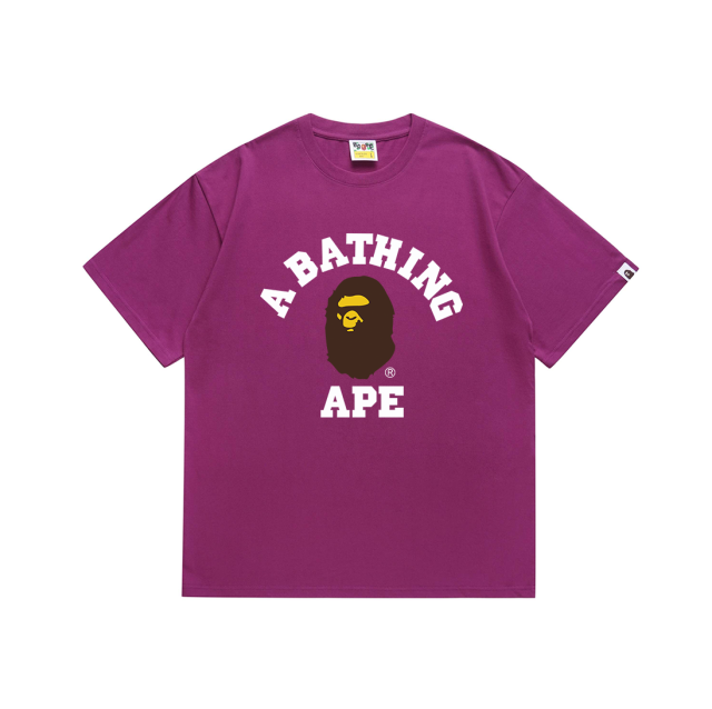 Bape Ape Small Head Classic Letter Print Tee 14 colors