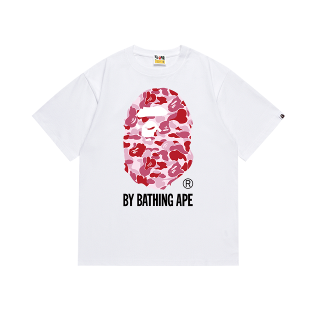 Bape Classic ABC Camouflage Ape Big Head Letter Print Tee 6 colors