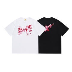 Bape STA Camouflage Lightning Star Letter Tee 6 colors