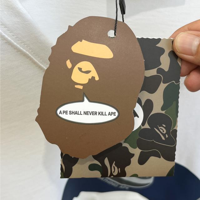 Bape Ape letters loafers pattern short-sleeved T-shirt