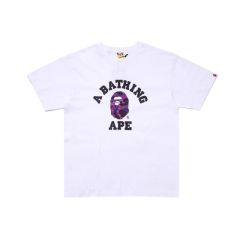 Bape Camouflage Little Ape Head Text Print Short Sleeve