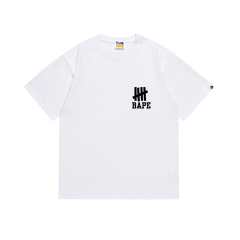 Bape Joint five-stripe letter-printed Tee 2 colors