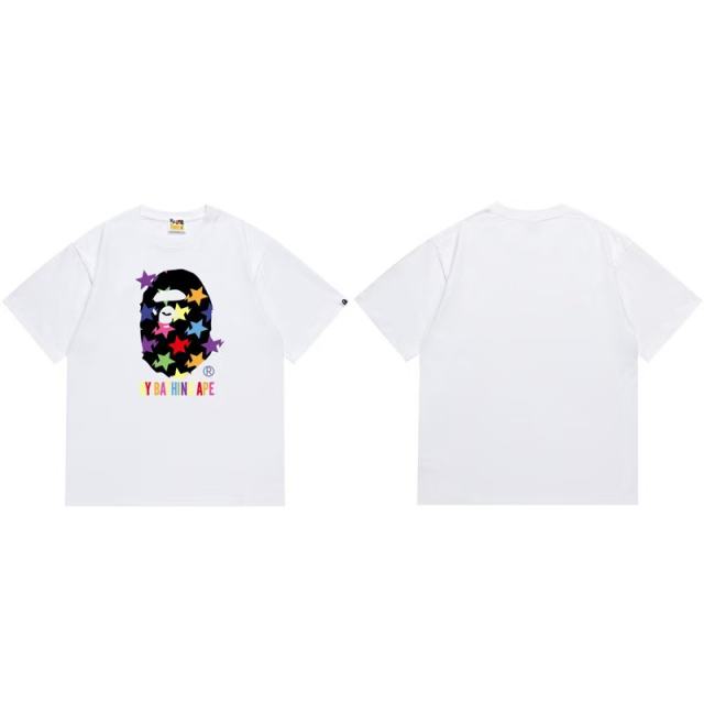 Bape Multicolor Big Ape Head Print Tee 9 colors