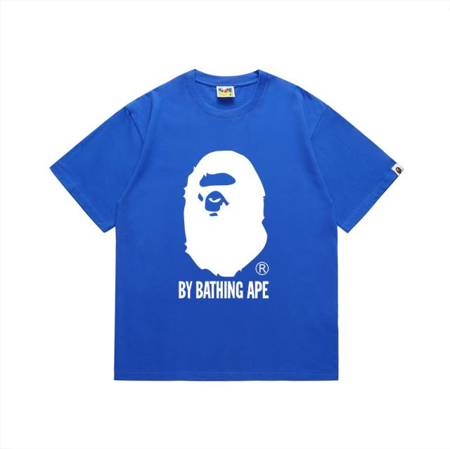 Bape Black or White Ape Head Print Tee 7 colors