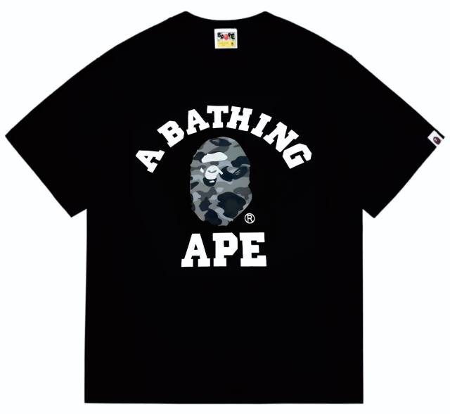 Bape Camo Ape Head Letter Print Tee 4 colors