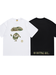 Bape Line Camouflage Ape Face Tee 2 colors