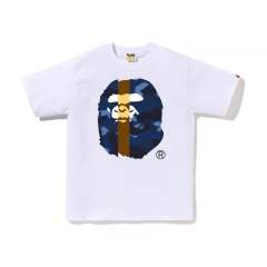 Bape Patchwork Camouflage Ape Head Print Tee 8 colors