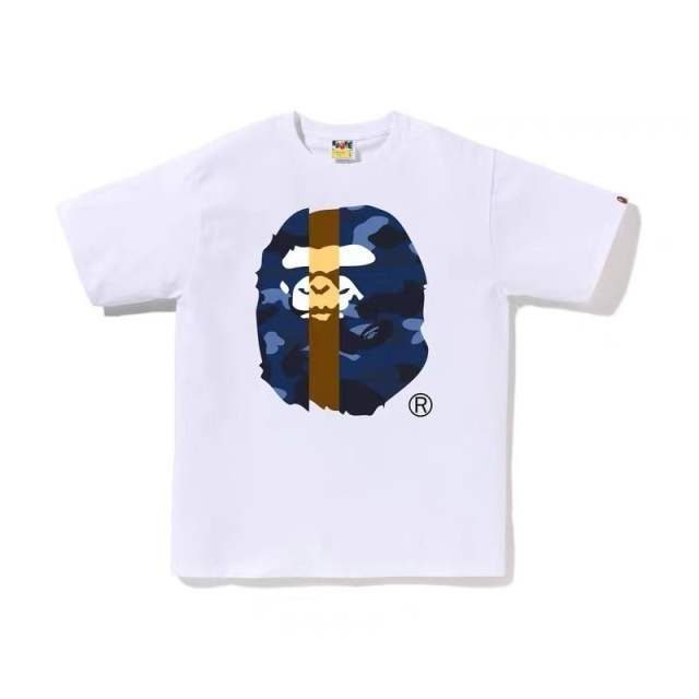 Bape Patchwork Camouflage Ape Head Print Tee 8 colors