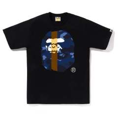 Bape Patchwork Camouflage Ape Head Print Tee 8 colors