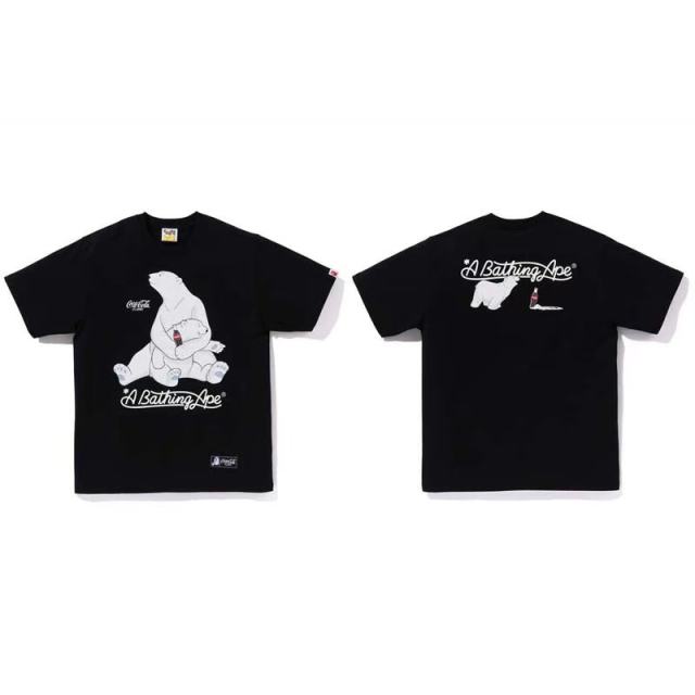 Bape Polar Bear Coke Ape Head Print Tee 5 colors