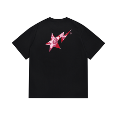 Bape STA Camouflage Lightning Star Letter Tee 6 colors