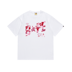 Bape STA Camouflage Lightning Star Letter Tee 6 colors
