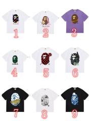 Bape Multicolor Big Ape Head Print Tee 9 colors