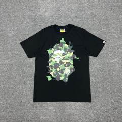 1:1 Quality Bape Reinvented Camouflage Ape Big Head Print Tee 6 colors
