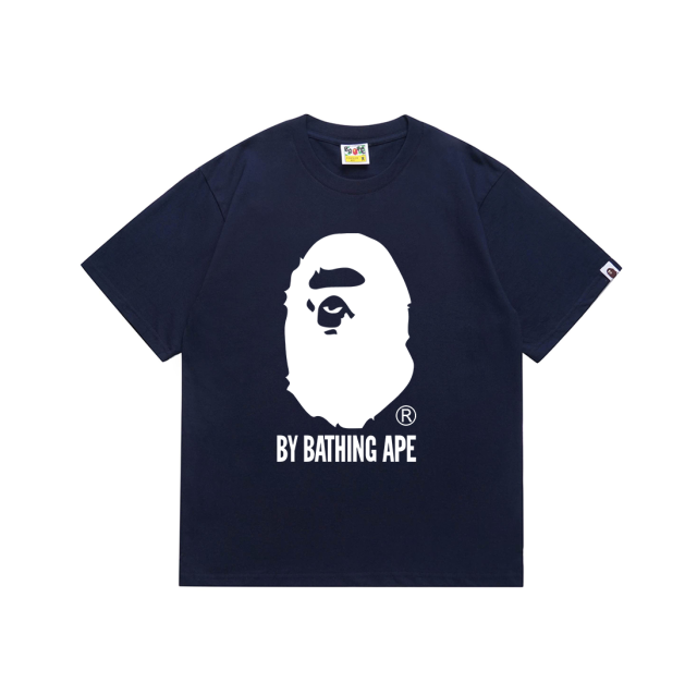 Bape Black or White Ape Head Print Tee 7 colors