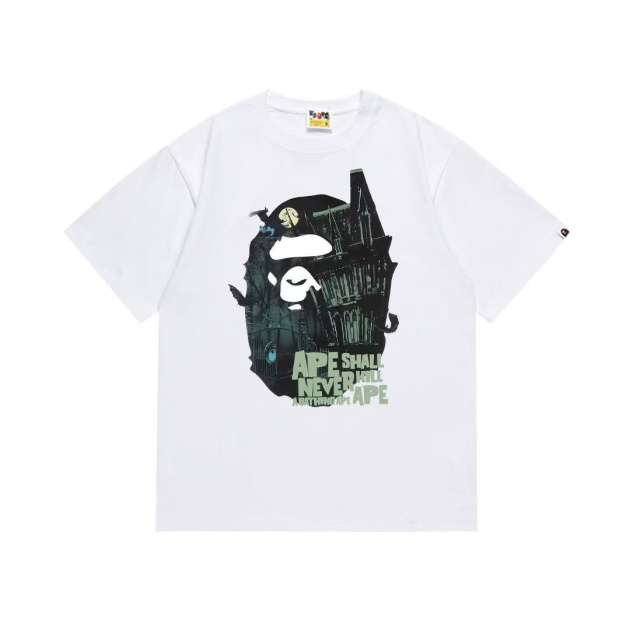 Bape Multicolor Big Ape Head Print Tee 9 colors