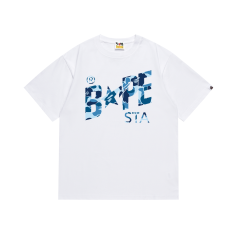 Bape STA Camouflage Lightning Star Letter Tee 6 colors