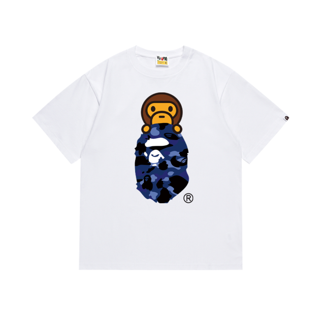 Bape Camouflage Monkey Ape Head Pattern Tee 8 colors