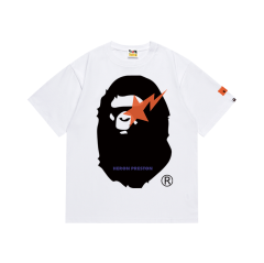 Bape Lightning Ape Big Head Pattern tee 3 colors