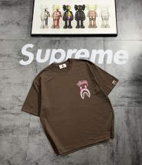 Bape Co-branded Shark's Mouth Letter Print tee 4 colors