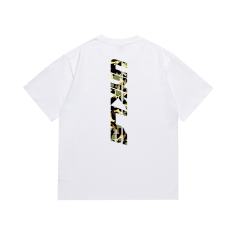 Bape Co-branded Camouflage Pattern Letter Print Tee 2 colors