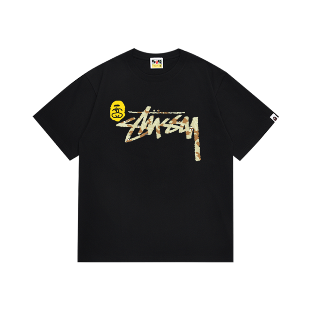 Bape Camouflage Shark Bubble Print Tee