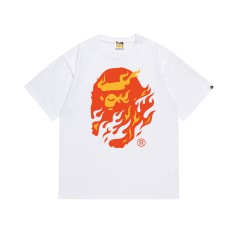 Bape Flaming Ape Head Print Tee 2 colors