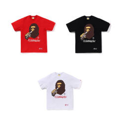 Bape Man Drinking Coke Print tee 3 Colors