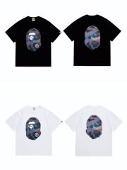 Bape Mesh Camouflage Ape Head Reversible Print Tee 2 colors