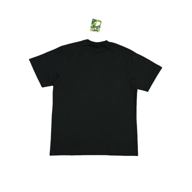 1:1 Quality Bape Embroidered Pink Letter Print Tee 2 colors
