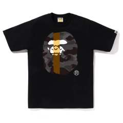 Bape Patchwork Camouflage Ape Head Print Tee 8 colors
