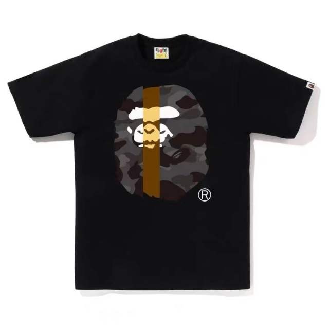 Bape Patchwork Camouflage Ape Head Print Tee 8 colors