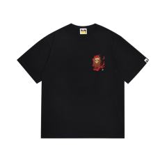Bape store behind the flaming ape head Mt. Fuji Tee 2 colors