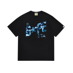 Bape STA Camouflage Lightning Star Letter Tee 6 colors