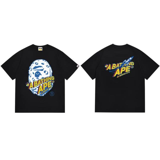 Bape Multicolor Big Ape Head Print Tee 9 colors