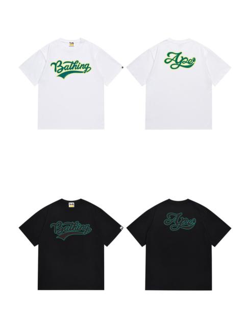 Bape Front and back two-color monogrammed Tee 2 colors