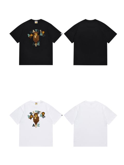 Bape Baby MILO Colorful Letter Printed tee 2 colors