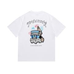 Bape store behind the flaming ape head Mt. Fuji Tee 2 colors